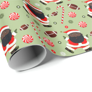 Fußball-Weihnachtsgeschenk-Verpackungspapier Geschenkpapier
