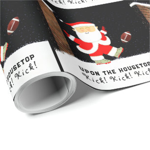 Fußball Weihnachtsgeschenk Wrapping Paper Geschenkpapier