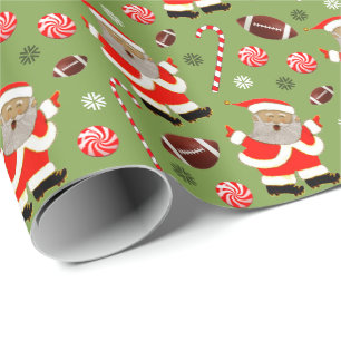Fußball Weihnachtsgeschenk Wrapping Paper Geschenkpapier