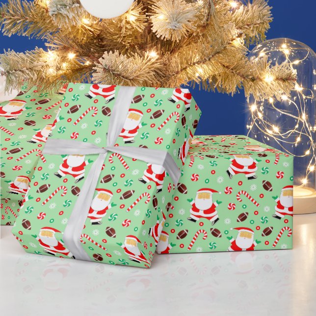 Fußball Weihnachtsgeschenk Wrapping Paper Geschenkpapier (Feiertage)