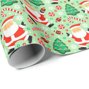 Fußball Weihnachtsgeschenk Wrapping Paper Geschenkpapier