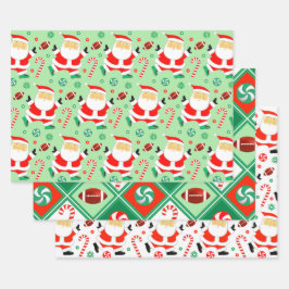 Fußball Weihnachtsgeschenk Wrapping Paper Geschenkpapier Set