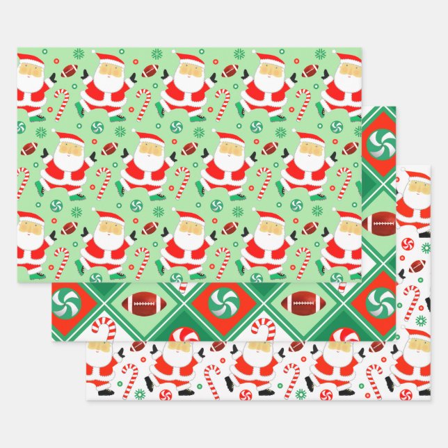 Fußball Weihnachtsgeschenk Wrapping Paper Geschenkpapier Set (Set)