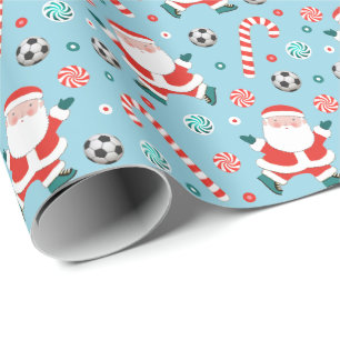 Fußball Weihnachtsgeschenke Wrapping Paper Geschenkpapier
