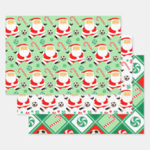 Fußball Weihnachtsgeschenke Wrapping Paper