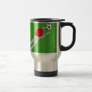 Fußball-Weihnachtsmann Reisebecher