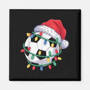 Fußball-Weihnachtsmannmütze Männer Weihnachtsfraue Magnet