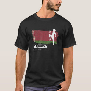Fußball Weißrusslandflagge Frauen Fußball-Mädchen T-Shirt
