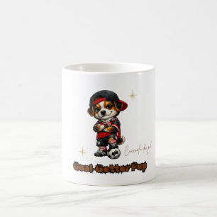 Fußball-Welpen-Tasse Kaffeetasse