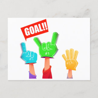 Fußball-Weltmeisterschaft 2022 Postkarte