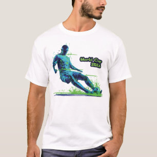 Fußball Weltmeisterschaft 2026 Fußballspieler Slid T-Shirt