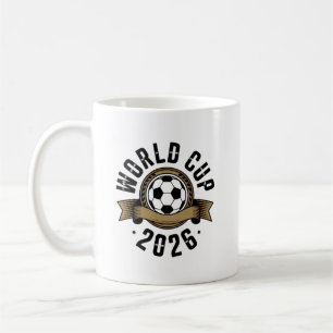Fußball-Weltmeisterschaft 2026 ⚽ – Globales Design Kaffeetasse
