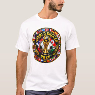 Fußball-Weltmeisterschaft 2026 Internationale Flag T-Shirt