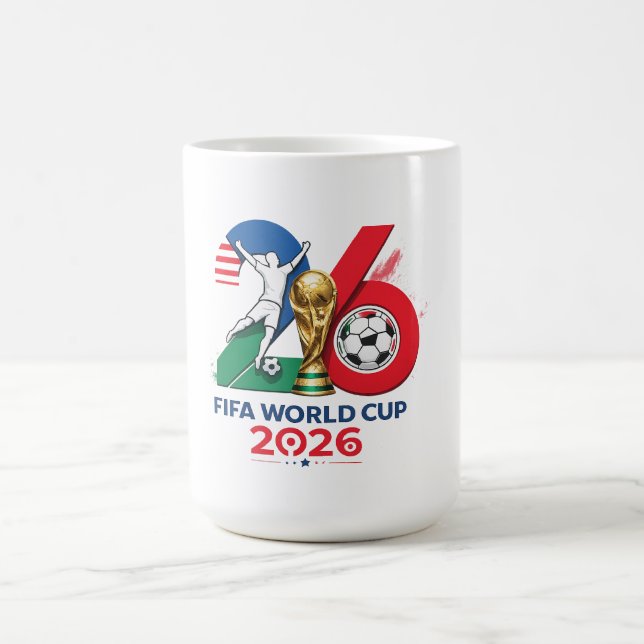 Fußball-Weltmeisterschaft 2026 Kaffeetasse (Mittel)