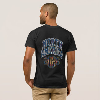Fußball-Weltmeisterschaft 2026 Nordamerika Einheit T-Shirt