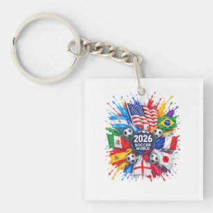 Fußball-Weltmeisterschaft 2026 Schlüsselanhänger