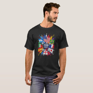 Fußball-Weltmeisterschaft 2026 T-Shirt