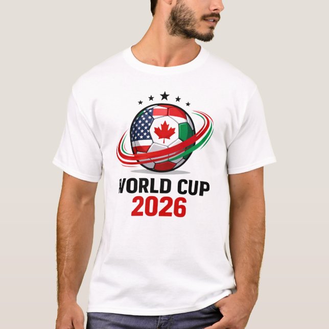 Fußball Weltmeisterschaft 2026  T-Shirt (Vorderseite)