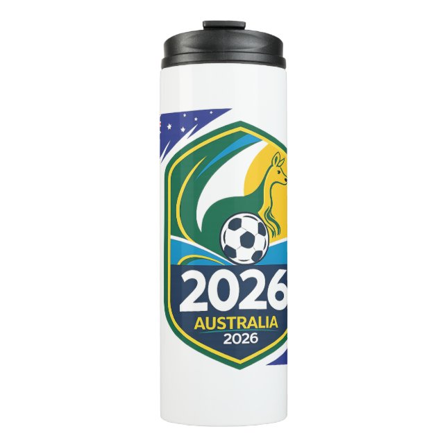 Fußball-Weltmeisterschaft 2026 Thermosbecher (Vorderseite)