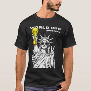 Fußball-Weltmeisterschaft 2026 USA Golden Soccer T T-Shirt