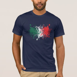 Fußball-Weltmeisterschaft: Italien-Flagge T-Shirt