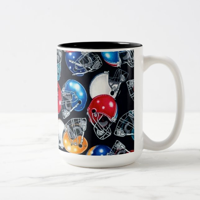 Fußball-Wenzelhelme Zweifarbige Tasse (Rechts)