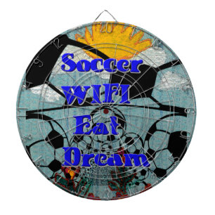 Fußball WIFI Essen Traum – Lustiger Sport Kunst Dr Dartscheibe