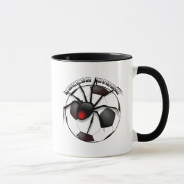 Fußball-Witwe mit Text Tasse