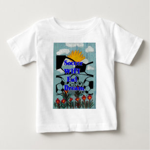 Fußball WLAN Essen Traum – Lustiger Sport Kunstpos Baby T-shirt