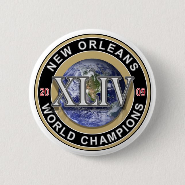 Fußball-WM 2009 in New Orleans Button (Vorderseite)
