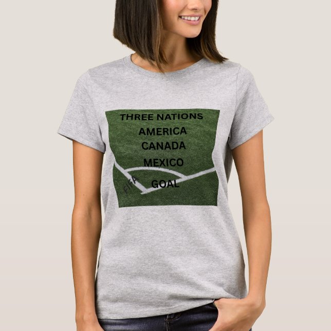 FUSSBALL-WM 2026 T-Shirt (Vorderseite)