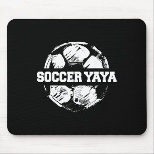 Fußball Yaya Lustige Griechische Oma Skizze Geteil Mousepad