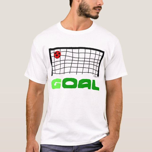 Fußball-Ziel-T - Shirt (Vorderseite)