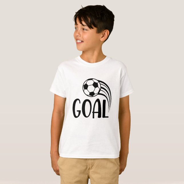 Fußball-Ziel T-Shirt (Vorne ganz)