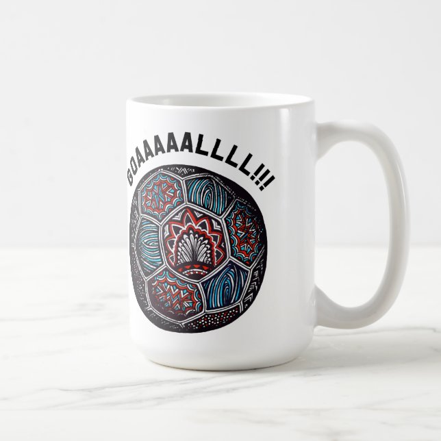 Fußball ZIEL Tasse (Rechts)