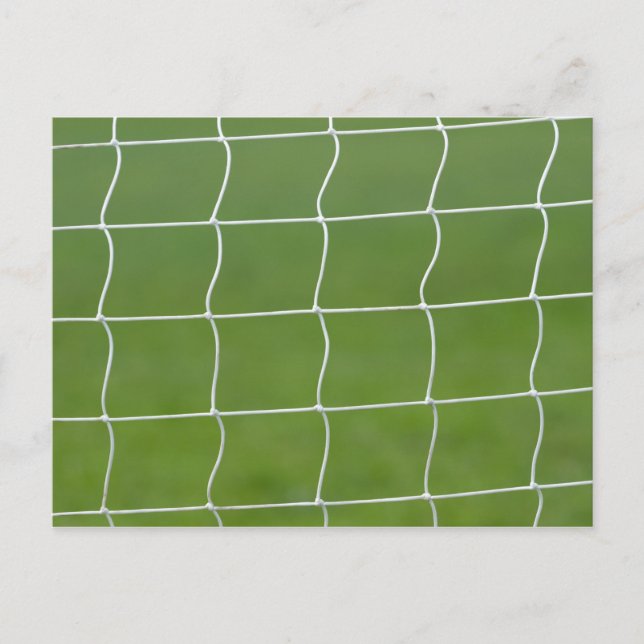 Fußball-Zielnetz Postkarte (Vorderseite)