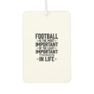 Fußball-Zitat Vintage-Typografie-Shirt-Design_1 Autolufterfrischer