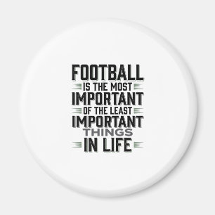 Fußball-Zitat Vintage-Typografie-Shirt-Design_1 Magnet