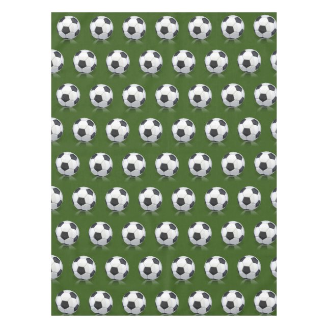 Fußball zu Weihnachten Tischdecke (Vorderseite)