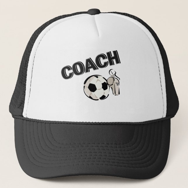 Fußball-Zug (Pfeife/Ball) Truckerkappe (Vorderseite)