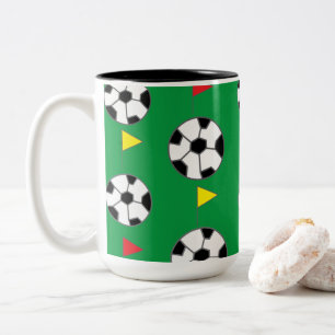 Fußball Zweifarbige Tasse