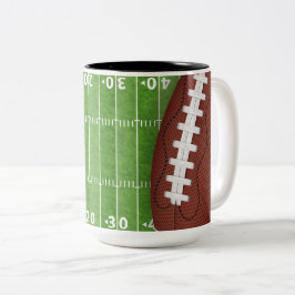 Fußball Zweifarbige Tasse