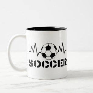 Fußball Zweifarbige Tasse