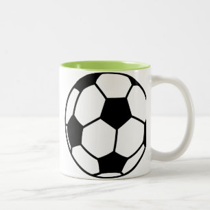 Fußball Zweifarbige Tasse