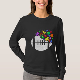 Fußballautismus Puzzle Männer Frauen Kinder Autism T-Shirt