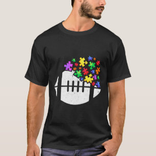 Fußballautismus Puzzle Männer Frauen Kinder Autism T-Shirt