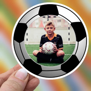 Fußballball-Foto Aufkleber