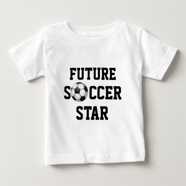 Fußballball, Fußballstar Baby T-shirt (Vorderseite)