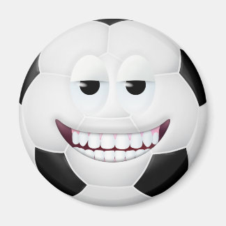 Fußballball-Gesicht 2 Magnet
