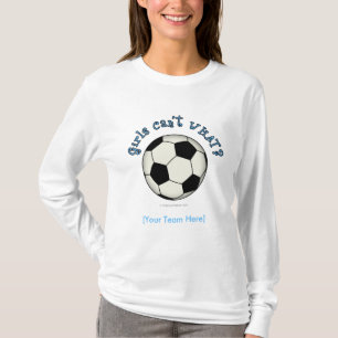 Fußballball in Schwarz T-Shirt